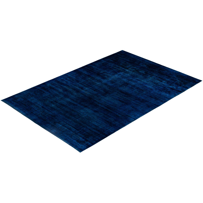 Overdyed One-of-a-Kind 12' 4" X 18' 1" Hand Knotted Area Rug