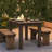 Dejon Rectangular Solid Pine Farmhouse Dining Table-87785163-87784570
