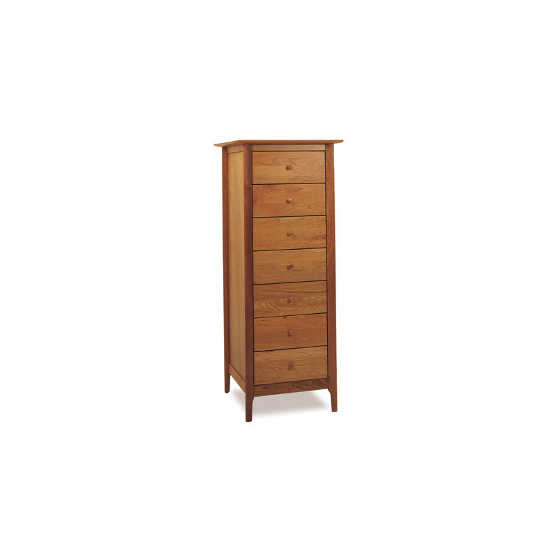 Sarah 7 - Drawer Solid Wood Dresser, Cognac Cherry