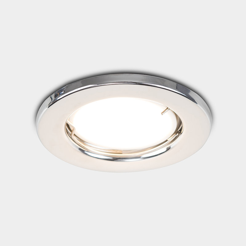 Fire Rated 3.15" Recessed Lighting Kit, Chrome