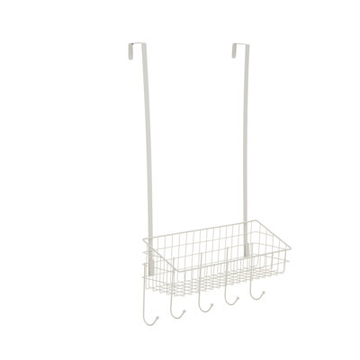 Hendrick Stainless Steel Over-the-Door 5 - Hook Coat Rack