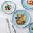 Ceramic Dinnerware Sets Handmade Reactive Glaze Plates And Bowls Set