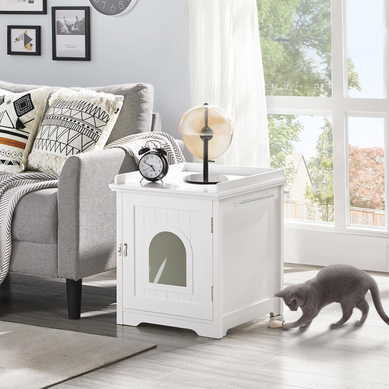Engineered Wood Litter Box Enclosure