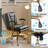 24" W Swivel Upholstered PU Office Chair-1377498492