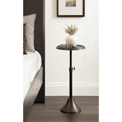 Sanzo Adjustable-Height Metal Drink Table