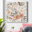 Toile tendue avec châssis «Peach & Rust Blooms II» - Prêt à accrocher-298342205