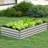 2 Pack 9X3x1ft Galvanized Raised Garden Bed Kit, Outdoor Metal Planter Box For Vegetables, Rectangular Steel Container, Easy Assembly (Silver)-1355428706-1355428716