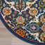 Tapis oriental bleu marine / jaune / blanc Whiteley-331023949