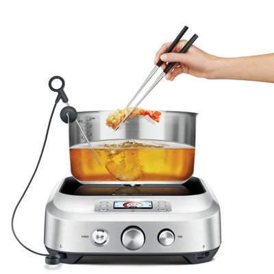 Plaque de cuisson à induction Breville Control Freak à 1 brûleur en acier inoxydable avec commande par sonde
