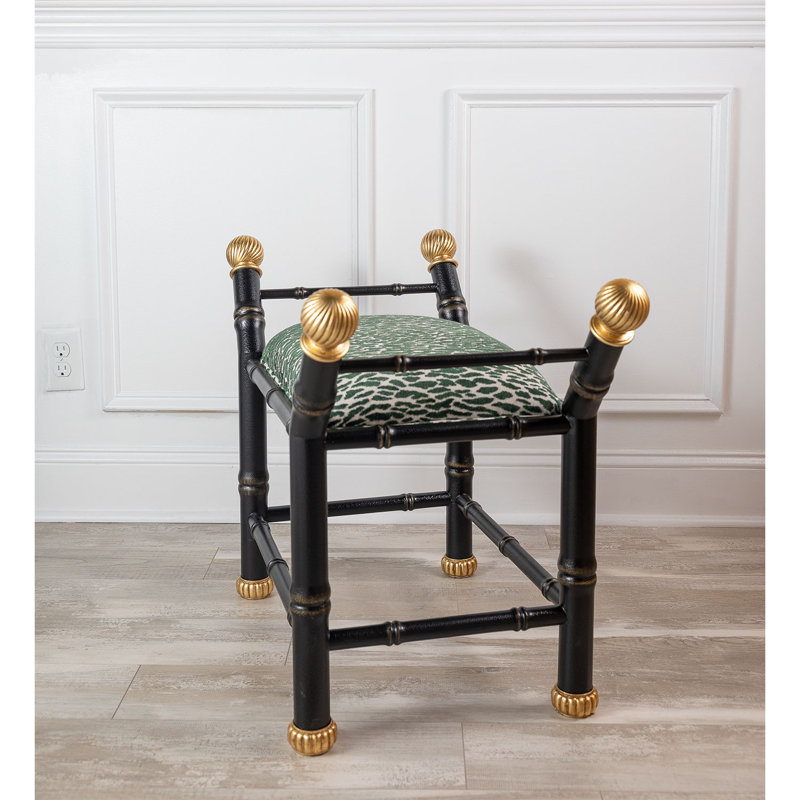 Boca Upholstered Entryway Bench, Black