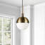 Luminaire suspendu sphérique 1 lumière Caillin-1376785708
