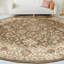 Tapis beige et brun de haute qualité noué à la main Sultanabad