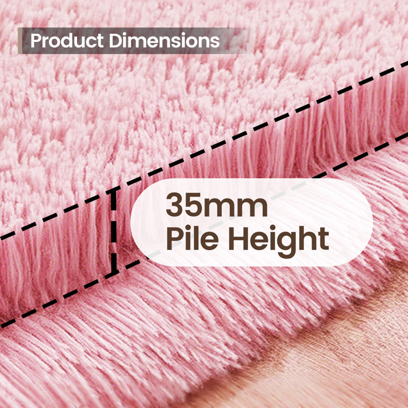 Fluffy Soft Carpets, Rugs Living Room With Anti-Slip Backing, Area Rugs For Bedroom Living Room Hallway Kitchen