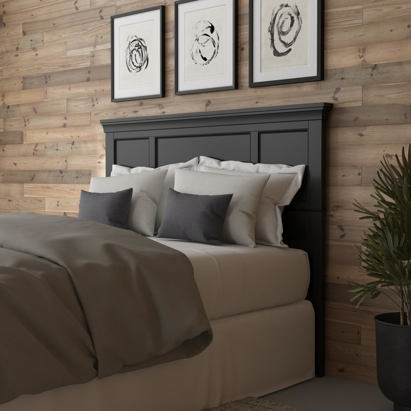 Assil Headboard, Queen, Black
