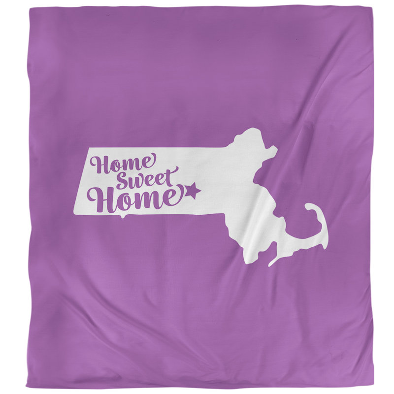 Housse de couette simple doux worcester home, Housse de couette pour très grand lit, Violet, Polyester brossé