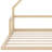 Wood Floor Bed with House-shaped Headboard-831418970-831418973