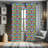 Geometric Semi-Sheer Rod Pocket Curtain Panels-45075862