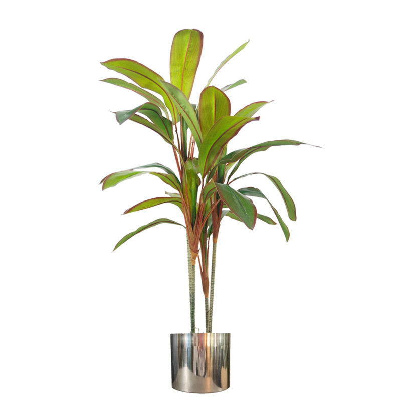 Angeleah 100 cm H Faux Dracaena Tree Plant, Silver
