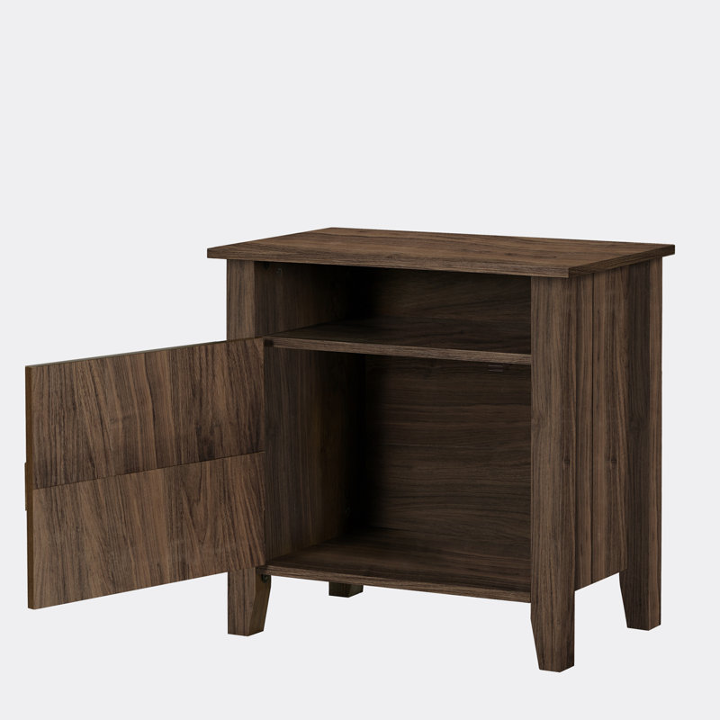 Table de chevet Cerrato, Brun