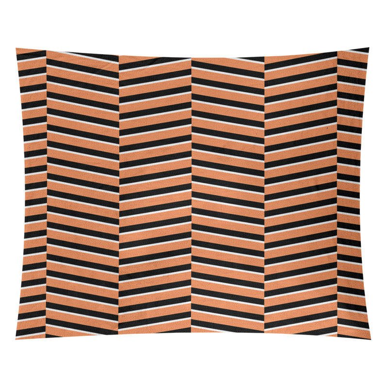 Jaya Polyester Tapestry, 27.5" H x 37.5" W, Orange