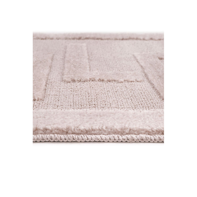 Tapis de bain de haute qualité, couleur vison, 23,6 po x 39,4 po | 100% polypropylène, épaisseur totale: 0,4 po, semelle antidérapante en latex naturel | Lavable à la machine à cycle délicat, doux et durable pour le confort de la salle de bain