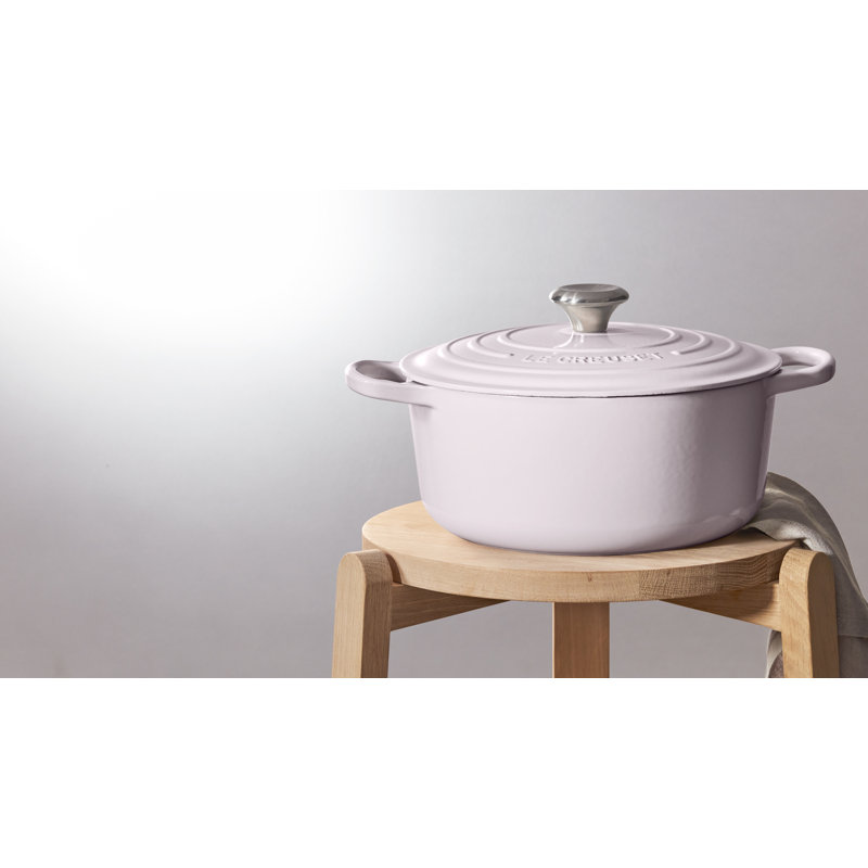 Le Creuset Enameled Cast Iron Oval Dutch Oven with Lid, 6.75 quarts, Sea Salt