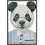 Smart Panda by Eyre Tarney - Single Picture Frame Painting-642656585