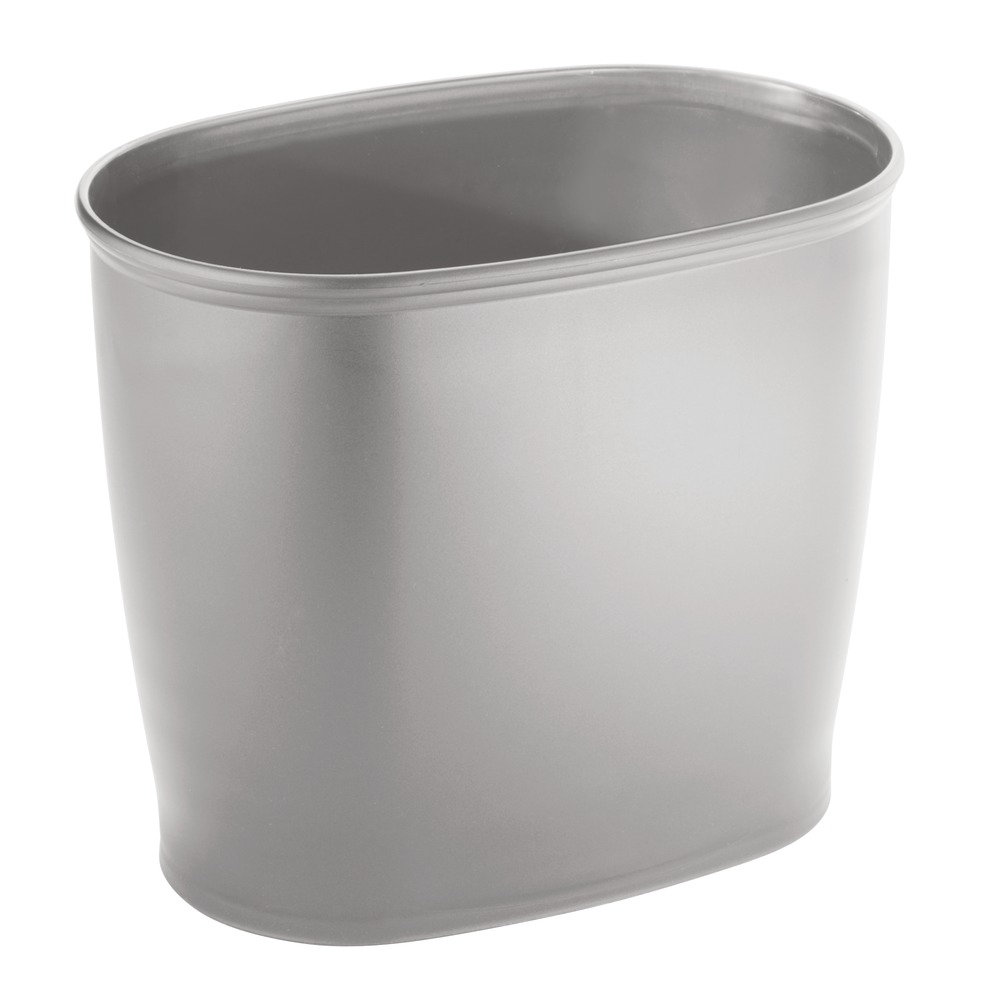 iDesign Kent Oval Waste Can, Trash Can for Bathroom, Bedroom, Office & Reviews | Wayfair