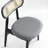 Colbert Industry Chic Upholstered Ash Wood Dining Side Chair in Black and Gray-67946100