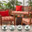 Shipton Outdoor 20'' Dining Chair Seat Cushion-1612144549-1612144537