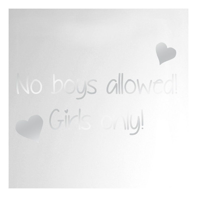 Wall Decal, Shiny Silver