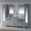 Ensemble de meuble-lavabo double 103 po avec miroir Mance-24550976