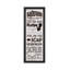Reproduction d’art textuel sur toile, "Bath rules" par Marcus prime-52555611-52555614-52555617