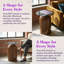 Table basse ronde en verre trempé pour le salon, utilisation polyvalente-1350946612