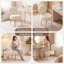 Chaise de coiffeuse avec tabouret d'appoint Noehly-1983015704