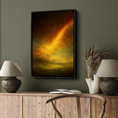 Art mural encadré, rétro, antique et classique pour chambre à coucher - 16 po x 24 po