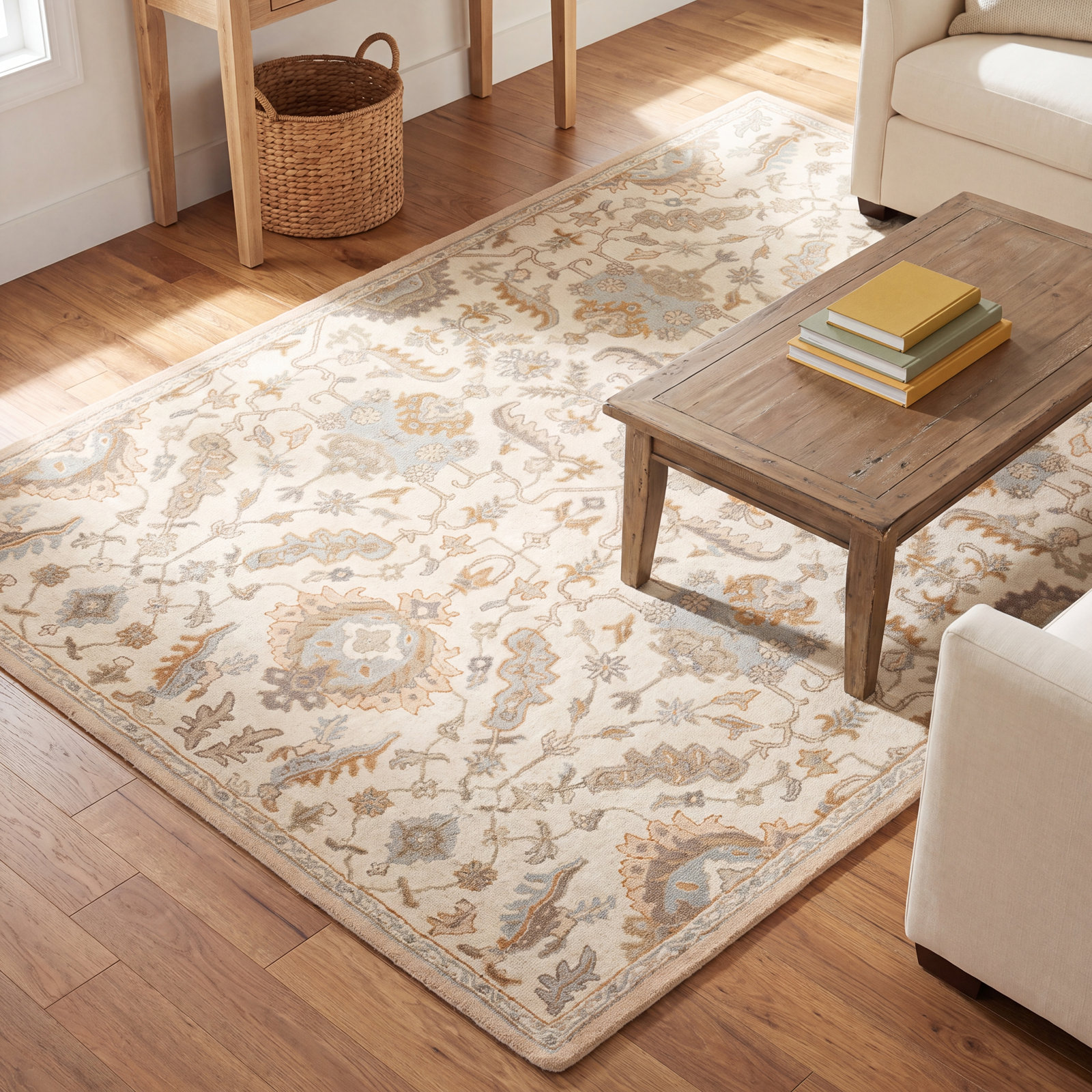 Arden Multi Hand-Tufted Wool Floral Rug, Rectangle 12' x 15'