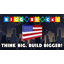 Ensemble de drapeaux américains Biggoblocks, pour enfants de 4 à 8 ans, 40 pièces