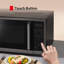 Four à micro-ondes de comptoir 1,2 pi³ TOSHIBA avec design élégant, capteur intelligent, 1 100 W, noir