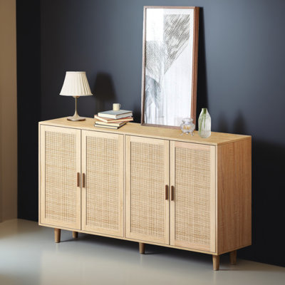 62" Console Table Entryway Sideboard for Hallway Living Room