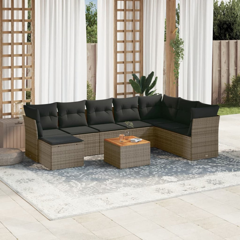 Ensemble de canapé de jardin Vidaxl
