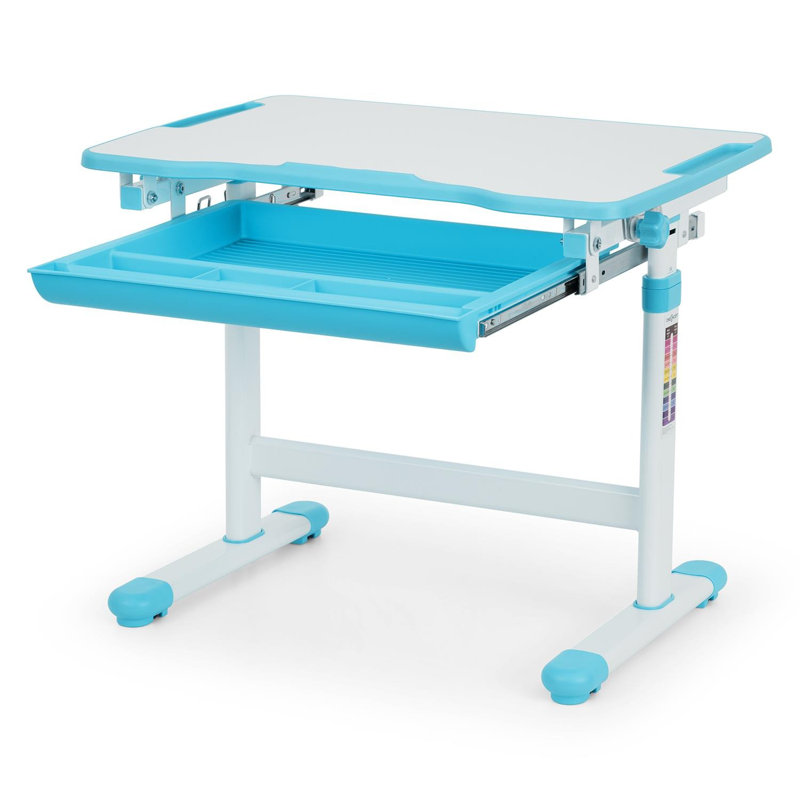 66cm Writing Desk Chair Set, Blue