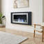 Metro Lane 114.5cm W Black Electric Fireplace