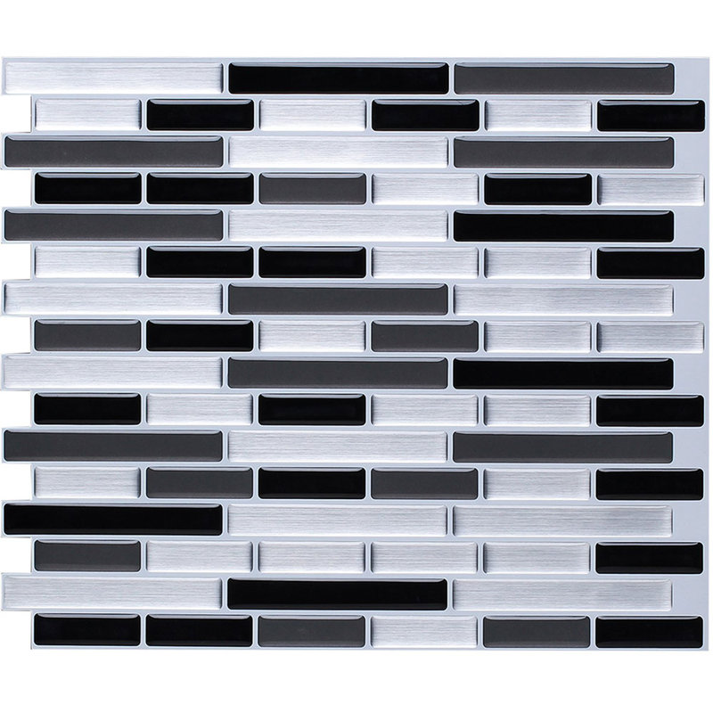 Kumail Plastic Peel and Stick Mosaic Tile