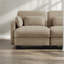 Canapé modulaire moderne en chenille Camel