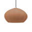Radiance - Luminaire suspendu ovale cannelé 1 lumière - Adobe - Chrome poli - Ampoule remplaçable - Cordon noir-909993798-909993812