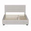 Grand lit de rangement tapissier Nahush