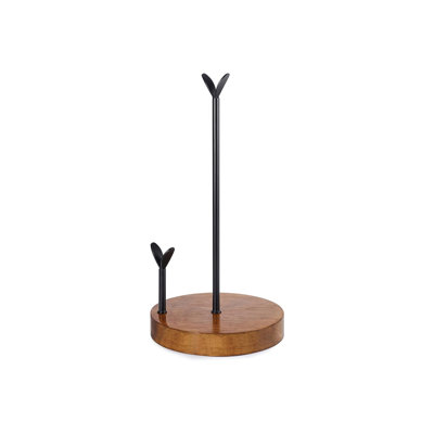 Wood Paper Towel Holder