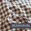 Ensemble de draps Gingham Ruffle-125740494-125740492
