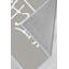Tapis gris / blanc en polyester tissé à la machine-1006082073